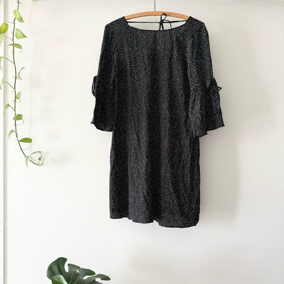 NWT ZARA Basic Women's Black Polka Dot Dress Size XSmall - Picture 2 of 6